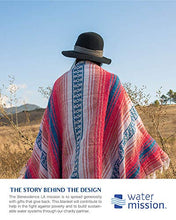 Load image into Gallery viewer, Mexican Blanket, Falsa Blanket | Authentic Hand Woven Blanket, Serape, Yoga Blanket | Perfect Beach Blanket, Navajo Blanket, Camping Blanket, Picnic Blanket, Saddle Blanket, Car Blanket (Coral)