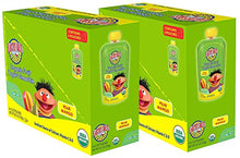 Load image into Gallery viewer, Earth's Best Organic Sesame Street Toddler Fruit Yogurt Smoothie, Pear Mango, 4.2 Oz Pouch (Pack of 12)