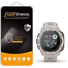 Load image into Gallery viewer, (2 Pack) Supershieldz Designed for Garmin Instinct and Instinct Solar Tempered Glass Screen Protector, Anti Scratch, Bubble Free
