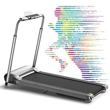 Load image into Gallery viewer, WEKEEP Folding Portable Treadmill Manual Compact Walking Running Machine Workout Electric Desk Treadmills for Small Spaces Treadmills with LED Display for Home Office Gym Use