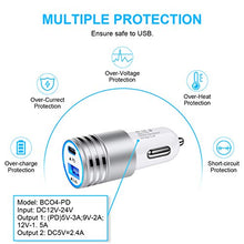 Load image into Gallery viewer, USB C Car Charger for Google Pixel 6/6 Pro 5/5a 4/4a/4xl 3/3a/3xl 2/2xl, 30W PD Fast Charging Type C Car Charger Adapter with USB C to USB C Cable for Samsung Galaxy S22 Ultra S21+ S20 FE 5G Note 20