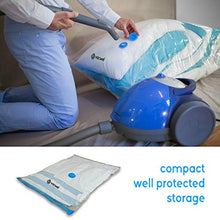 Load image into Gallery viewer, Vacwel Vacuum Storage Bags for Clothes, Ziplock Space Saver Bags (JUMBO + LARGE size)