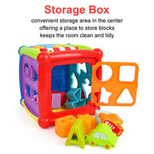 Load image into Gallery viewer, LBLA Baby Activity Cube Center Early Learning Educational Music Toys for Toddlers Flashing Shape Sorter for Babies Kids