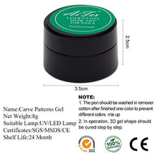 Load image into Gallery viewer, 12pcs 3D Sculpture Gel, Saviland Carving Gels Nail Polish for Decoration Patterns Nail Art Kit(White,Pink,Red,Blue,Black)