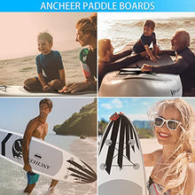 Load image into Gallery viewer, ANCHEER Inflatable Stand Up Paddle Board (6 Inches Thick), iSUP Package W/Premium SUP Accessories & Backpack, Wide Non-Slip Deck, Big Fin, Adjustable Paddle, Leash, Hand Pump,Youth & Adult
