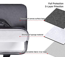 Load image into Gallery viewer, 15.6 Inch Laptop Sleeve Shoulder Bag Waterproof Briefcase Handbag for HP Envy X360/Pavilion 15.6, Acer Aspire/Chromebook 15, Dell Inspiron 15, Lenovo Yoga 730 15.6, ASUS MSI 15.6 Carrying Case, Gray