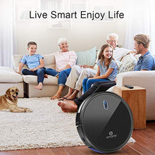 Load image into Gallery viewer, Amarey A800 Robot Vacuum, 1400PA Super Suction, 2.7inch Super Thin, 100mins Long Lasting,Self-Charging, Timing Function, Multiple Cleaning Modes, Best Robot Vacuums for Pet Hair, Hard Floor, Carpet