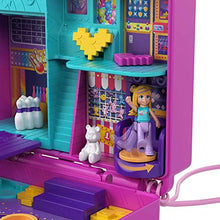 Load image into Gallery viewer, Polly Pocket Race & Rock Arcade Compact, Gaming Theme with Micro Polly & Shani Dolls, 5 Reveals & 12 Accessories, Pop & Swap Feature, Great Gift for Ages 4 Years Old & Up