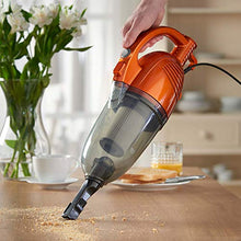Load image into Gallery viewer, VonHaus 2 in 1 Stick & Handheld Vacuum Cleaner - 600W Corded Upright Vac with Lightweight Design, HEPA Filtration, Extendable Handle, Crevice Tool and Brush Accessories - Ideal for Hardwood Floors