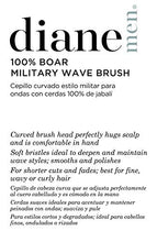 Load image into Gallery viewer, Diane Curved, Boar Military Brush D1002, Soft Bristles