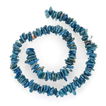Load image into Gallery viewer, 1 Strand Top Quality Natural Blue Kyanite Gemstone 7-12mmmm Center Drilled Rondelle Loose Stone Beads 15 Inch for Jewelry Making GZ7-12
