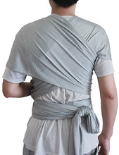 Load image into Gallery viewer, Vlokup Baby Wrap Sling Carrier for Newborn, Infant, Toddler, Kid | Breathable Lightweight Stretch Mesh Water Sling | Nice for Summer, Pool, Beach, Swimming | Perfect Shower Gift LightGray