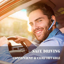Load image into Gallery viewer, Bluetooth Headset, COMEXION Wireless Bluetooth Earpiece V5.0 Hands-Free Earphones with Stereo Noise Canceling Mic, Compatible iPhone Android Cell Phones Driving/Business/Office