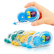 Load image into Gallery viewer, AIHAO Correction Tape, 100ft (30 m)x 1/5in (5mm), White Tape, 6 Count, Wipe Out Tape, Instant Corrections, Cute Design Correction Tapes