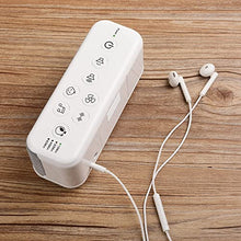 Load image into Gallery viewer, Portable Sound Machines,White Noise Machine with Non Looping Natural Soothing Sounds,Sleep Timer and Memory Function,USB Charge Port,Powered by DC or Battery Travel Sleep Machine for Adults Baby Kids