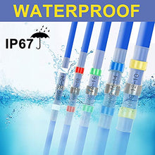Load image into Gallery viewer, 50PCS Yellow Solder Seal Wire Connectors AWG12-10,haisstronica Marine Grade Waterproof Solder Wire Connectors,Heat Shrink Butt Connectors,Insulated Butt Splice Electrical Connectors