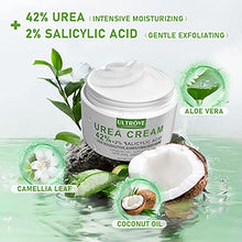 Load image into Gallery viewer, Urea 42% Foot Cream, Foot Repair Cream with Useful Callus Remover Tool for Dry Cracked Heels and Rough, Calloused Feet, Urea Moisturizing Cream for Men and Women 3.5oz