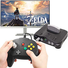 Load image into Gallery viewer, miadore 2 Pack Mini N64 Controller, Classic N64 Game Pad Joystick for N64 System Video Game Console (Black)