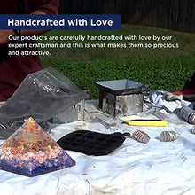 Load image into Gallery viewer, Orgonite Crystal Ultimate Triple Weight Loss Pyramid with Tiger Eye, Sunstone and Amethyst Healing Crystals –Boost Your Metabolism and Inner Strength for Weight Management