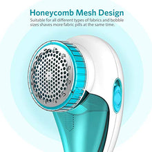 Load image into Gallery viewer, Aerb Fabric Shaver, Electric Sweater Shaver, Lint Remover Defuzzer with 2-Speeds, 2 Replaceable Stainless Steel 3-Blades, Rechargeable Battery Operated (Tale White)