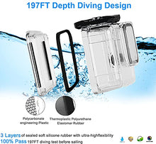 Load image into Gallery viewer, FitStill 60M Waterproof Case for GoPro Hero 10 Black/Hero 9 Black, Protective Underwater Dive Housing Shell with Bracket Accessories for Go Pro Hero10 Hero9 Action Camera