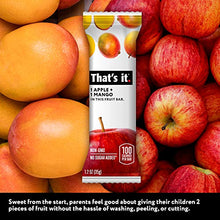 Load image into Gallery viewer, That's it. Apple + Mango 100% Natural Real Fruit Bar, Best High Fiber Vegan, Gluten Free Healthy Snack, Paleo for Children & Adults, Non GMO No Sugar Added, No Preservatives Energy Food (12 Pack)