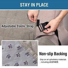 Load image into Gallery viewer, 100% Waterproof Sofa Furniture Cover Suede Couch Covers for Dogs Velvet Sofa Protector Leather Sofa Cover Seat Width 70" Sofa Slipcovers with 2" Strap and Non-Slip Backing (Sofa, Taupe)