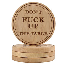 Load image into Gallery viewer, Unique Funny Coasters for Men - Drink Coasters Set of 4 - Best Housewarming Gifts for Women - Hostess Gifts