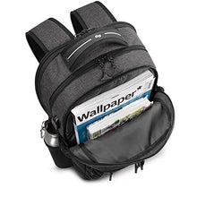 Load image into Gallery viewer, solo Depart TSA Laptop USB Charging Port, Water Resistant Travel Backpack, Black, One Size
