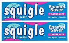 Load image into Gallery viewer, Squigle Enamel Saver Toothpaste (Canker Sore Prevention & Treatment) Prevents Cavities, Perioral Dermatitis, Bad Breath, Chapped Lips - 2 Pack