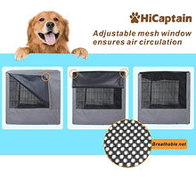 Load image into Gallery viewer, HiCaptain Folding Metal Dog Crate Cover for 36 Inch Wire Pet Cage(Two-Tone Gray)