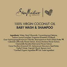 Load image into Gallery viewer, SheaMoisture Baby Wash and Shampoo for Baby 100% Virgin Coconut Oil, 13 Fl Oz