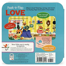 Load image into Gallery viewer, Peek-a-Flap Love (Children's Lift-a-Flap Board Book Gift for Little Valentines, Mother's & Father's Day, Birthdays, and More; Ages 1-5) (Peek-A-Flap Interactive Children's Board Book)