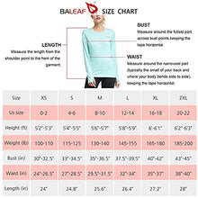 Load image into Gallery viewer, BALEAF Women's Thermal Fleece Tops Long Sleeve Running Athletic t-Shirt with Thumbholes Zipper Pocket Aqua Size XS