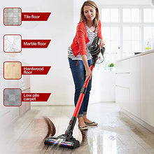 Load image into Gallery viewer, INSE Cordless Vacuum Powerful Suction Stick Vacuum Cleaner 6 in 1 Handheld Vaccum for Home Hardwood Floor Carpet car pet Hair-Red, Ultra Lightweight