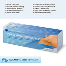 Load image into Gallery viewer, Aroamas Advanced Scar Gel Medical-Grade Silicone for Face, Body, Stretch Marks, C-Sections, Surgical, Burn, Acne, Old & New Scars, Clinically Proven, 30g