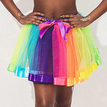 Load image into Gallery viewer, RELBCY Women's Tutu Skirt Rainbow Tulle Bubble Skirt Princess Party Ballet Skirt for Women and Girls (A Colorful)