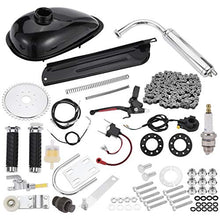 Load image into Gallery viewer, 100cc Bicycle Engine kit, 2 Stroke Motorized Bike Kit Petrol Gas Engine Kit, Turn Your Pedal Bike Into an Electric Bike (Silver)