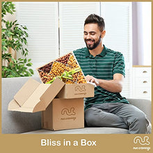 Load image into Gallery viewer, Christmas Gift Basket Holiday Nuts in Reusable Wood Tray + Green Ribbon (12 Assortments) Gourmet Food Bouquet Xmas Arrangement Platter, Birthday Care Package, Healthy Kosher Snack Box - Family Adults
