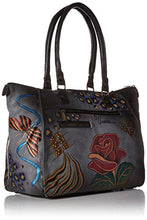 Load image into Gallery viewer, Anna by Anuschka Tote Bag | Genuine Leather | Large, Rose Safari Grey