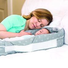 Load image into Gallery viewer, Baby Delight Snuggle Nest Afterglow Infant Sleeper/Baby Bed | Misty Dandelions Catcher Fabric Pattern | Portable Bassinet with Nightlight | Waterproof Foam Mattress with Sheet
