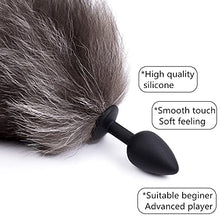 Load image into Gallery viewer, The Alienist 10 Speed Vibrator Silicone Anal Plug Fox Tail Sex Toys for Women Men Vibrating Bullet Anal Vibrator Butt Plug Sex Products, 2PCS
