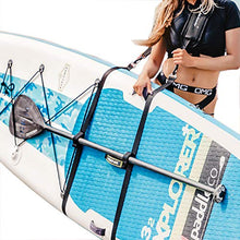 Load image into Gallery viewer, Jinvun Paddle Board SUP Strap Carry Strap for Paddleboards, Surfboards, Longboards and Kayaks, Adjustable Heavy-Duty Carrying Support, Accessories Padded Over The Shoulder Sling