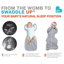 Load image into Gallery viewer, Love To Dream Swaddle UP Silky Lux, Gray, Small, 8-13 lbs, Dramatically Better Sleep, Allow Baby to Sleep in Their Preferred arms up Position for self-Soothing, snug fit Calms Startle Reflex