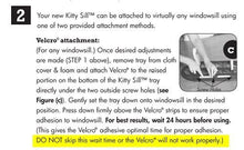 Load image into Gallery viewer, K&H Pet Products Kitty Sill Cat Window Hammock Perch (Heated or Unheated) Heated Fleece 14 X 24 Inches