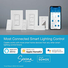 Load image into Gallery viewer, Lutron Caseta Wireless Single-Pole/3-Way Smart Lighting Lamp Dimmer and Remote Kit | P-PKG1P-WH-R | White