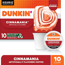 Load image into Gallery viewer, Dunkin' Bakery Series Cinnamon Coffee Roll Flavored Coffee, 10 Keurig K-Cup Pods