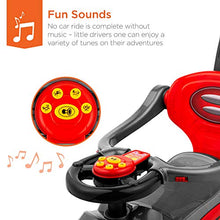 Load image into Gallery viewer, Best Choice Products Kids 3-in-1 Push and Pedal Car Toddler Ride On w/ Handle, Horn, Music - Red
