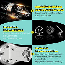 Load image into Gallery viewer, SanLidA Stand Mixer, 9.5 Qt. 10-Speed Electric Kitchen Mixer with Dishwasher-Safe Dough Hooks, Flat Beaters, Wire Whip & Pouring Shield Attachments for Most Home Cooks, SM-1551, Cream White