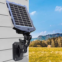 Load image into Gallery viewer, Trail Camera Solar Panel, WingHome Solar Battery Charger Kit 12V/1A 6V/1.5A with Build-in 2000mAH Rechargeable Lithium Battery IP66 Waterproof Hunting Accessory